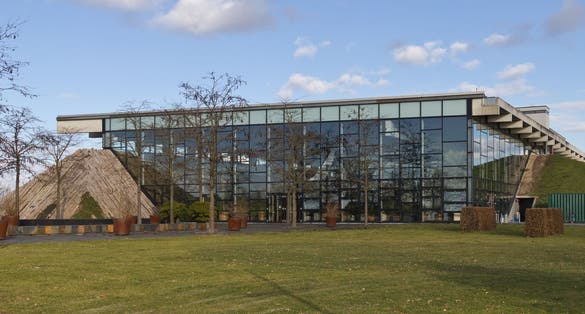 Exterior view from the southwest