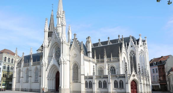 photo of view of Historic Saint-Martin church in Roubaix, Nord Department, France.