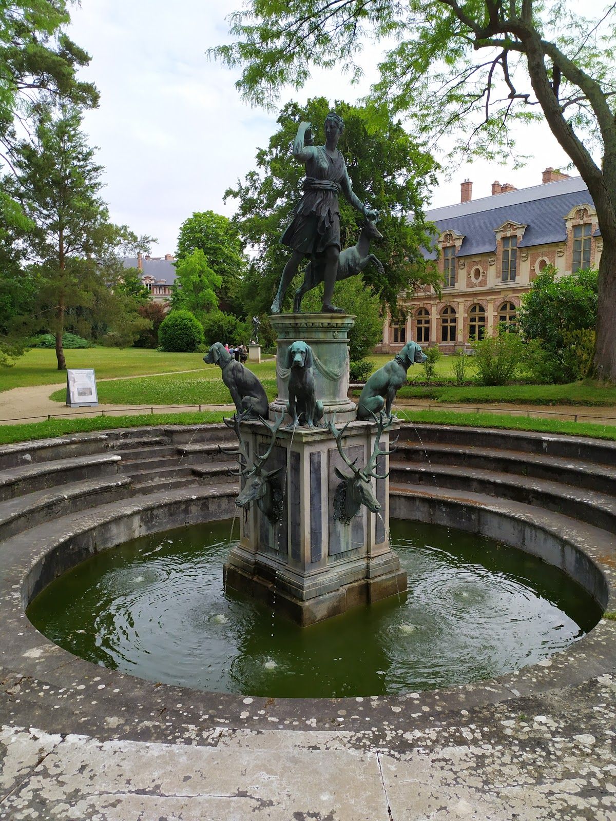 Diana Garden, Fontainebleau, Seine-et-Marne, Ile-de-France, Metropolitan France, France