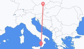 Train tickets from Vienna to Reggio Calabria