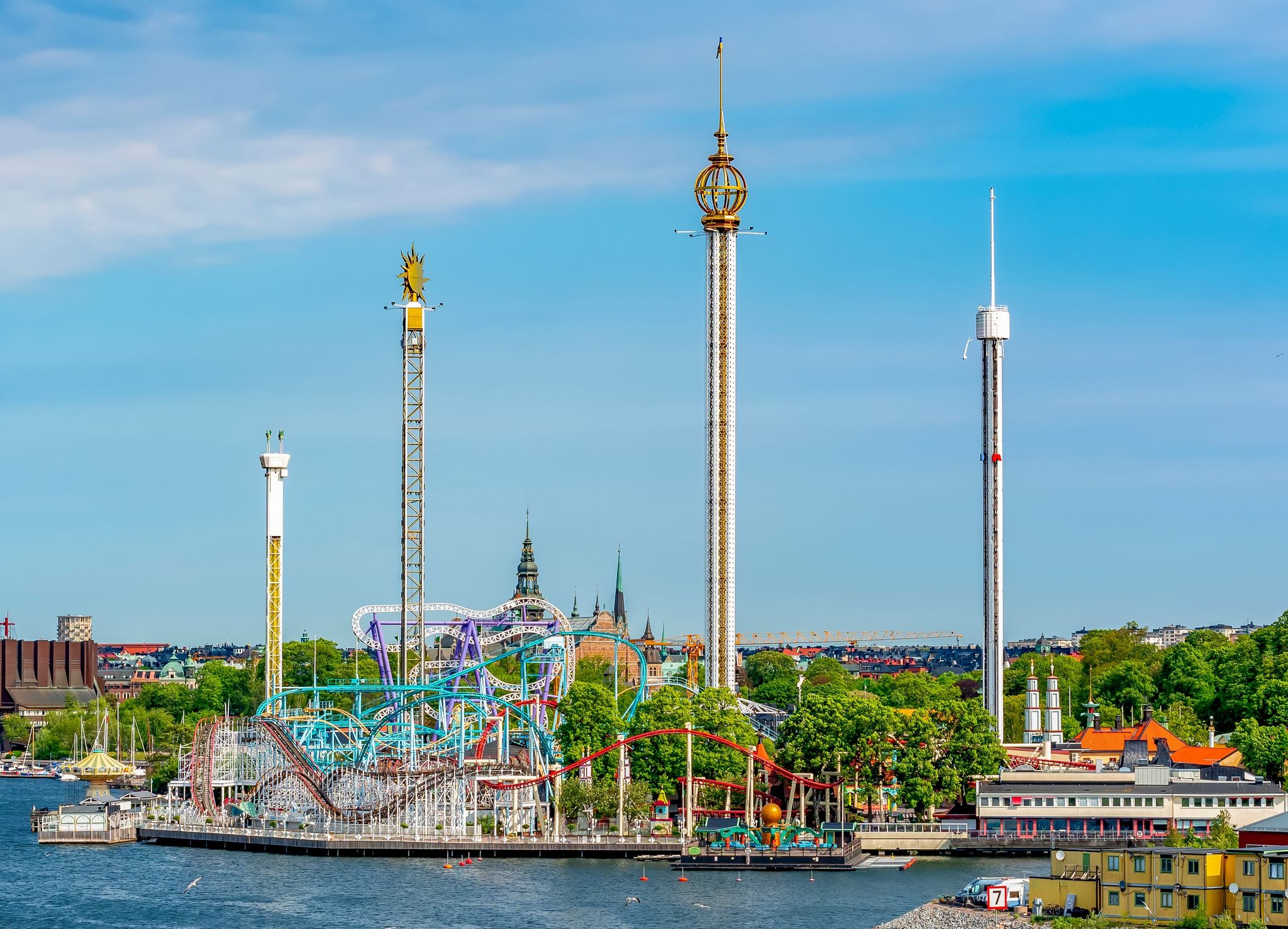 Amusement park (Grona Lund) in Stockholm, Sweden.jpg