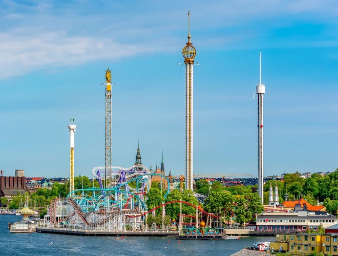 Amusement park (Grona Lund) in Stockholm, Sweden.jpg