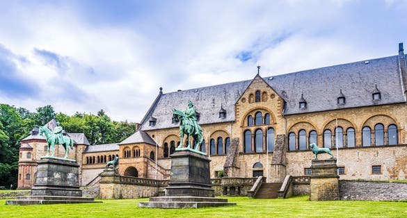 View on The Imperial Palace of Goslar, Germany