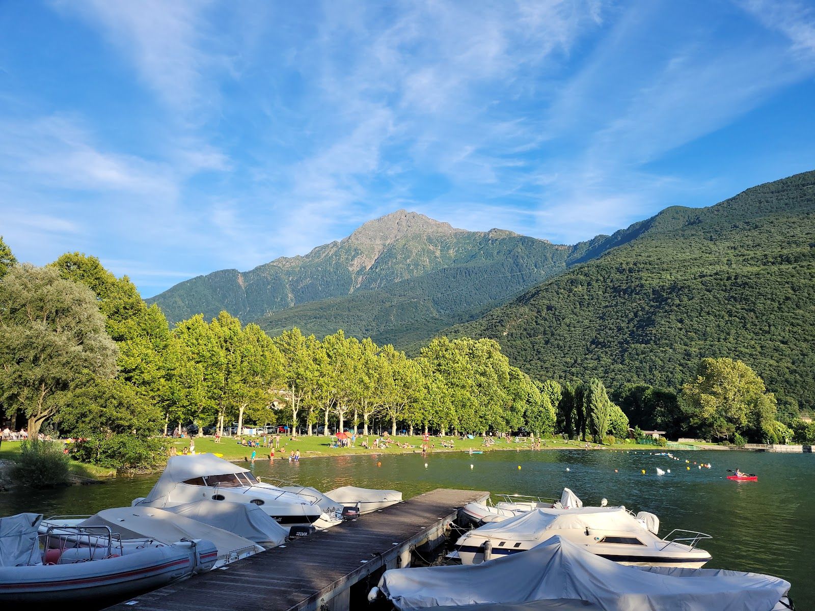 Spiaggia di Piona, Colico, Lecco, Lombardy, Italy