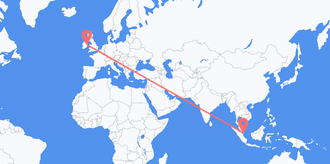 Singapur nach Irland