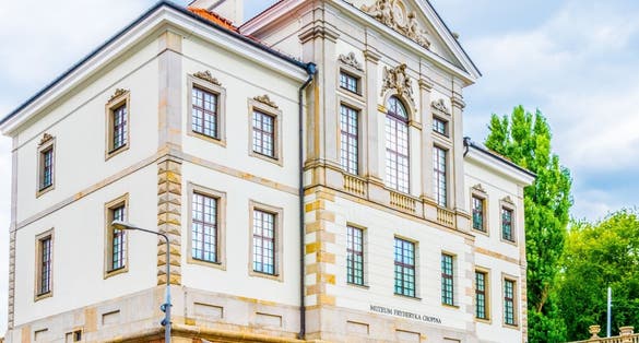 Frederic Chopin Museum at the Ostrogski Palace building in Warsaw, Poland