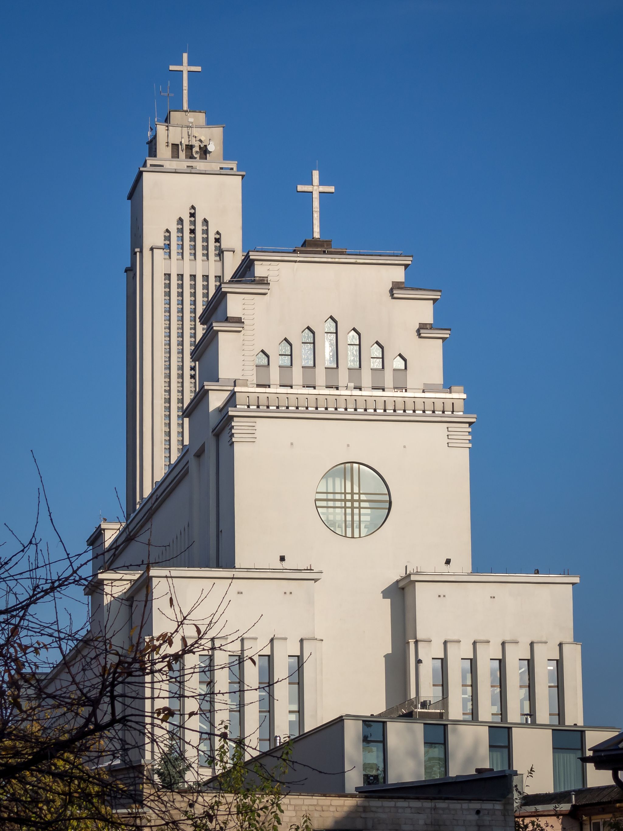 Kaunas our Lord Jesus Christ's Resurrection Basilica in Kaunas, Lithuania.