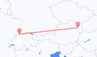 Train tickets from Vienna to Basel