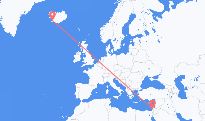 Tel Aviv to Reykjavik