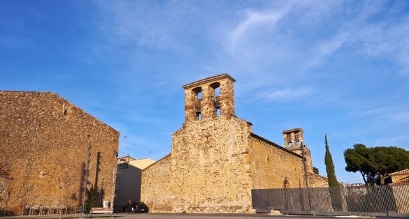 Photo of the churches of Sant Pere, Terrassa, Spain.