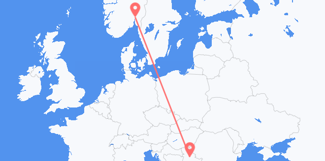 セルビア ノルウェーへ