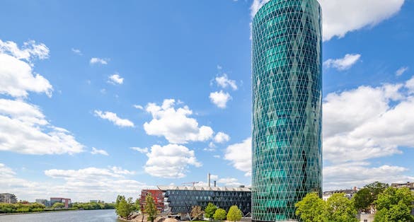 photo of Westhafen Tower,Frankfurt Oder Germany.