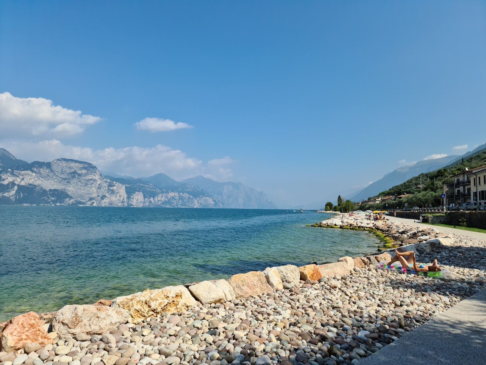 Castelletto Di Brenzone Beach, Brenzone sul Garda, Verona, Veneto, Italy