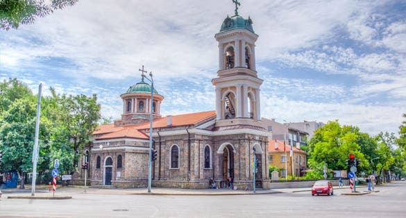Photo of Sveta Petka church in Plovdiv, Bulgaria.
