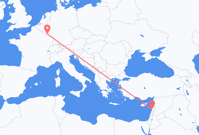 Beirut nach Luxemburg