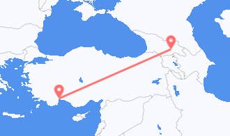 Antalya to Tbilisi
