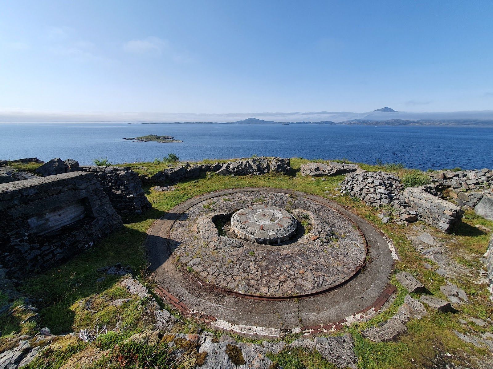 Grønsvik Kystfort Helgelandmuseum avdeling Lurøy, Lurøy, Nordland, Norway