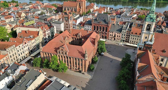 More details Toruń, Poland, Old-Town Market Square.