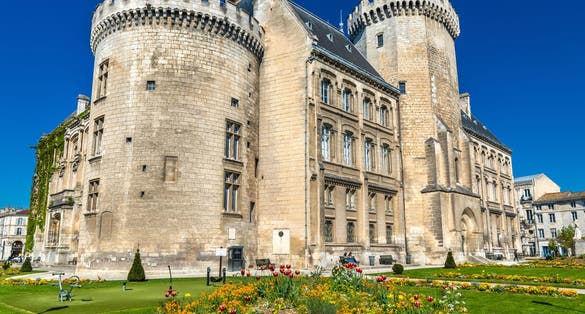 Town Hall of Angouleme, an ancient castle - Charente, France