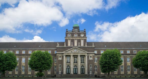Photo of Moltke Highschool in Krefeld ,Germany.