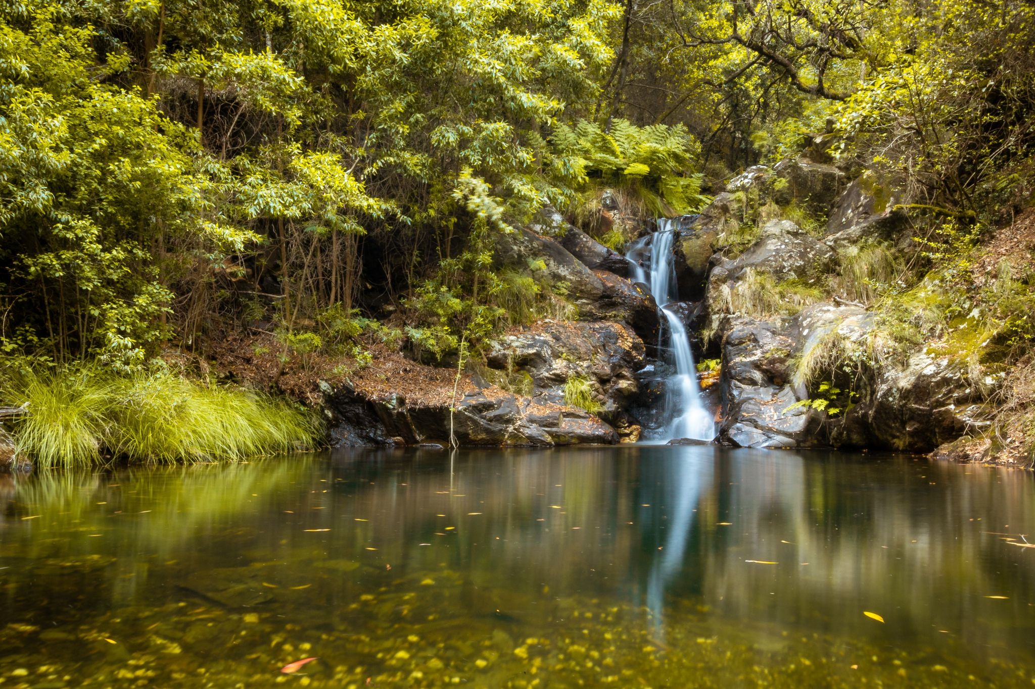 Paredes waterfall, in the village of mortágua, district of Viseu, Portugal