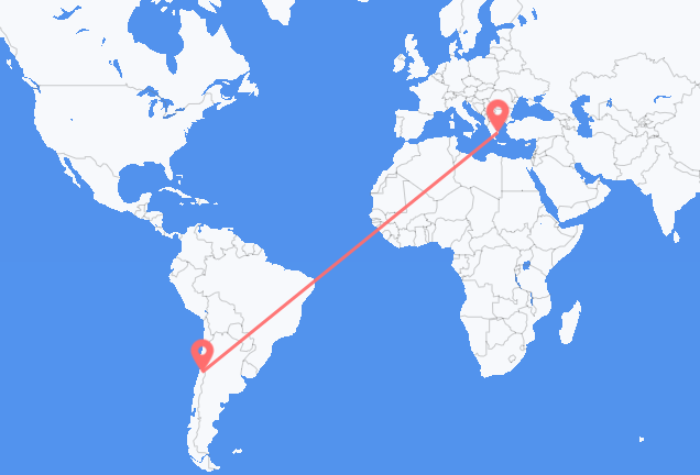 Santiago de Chile a Atenas