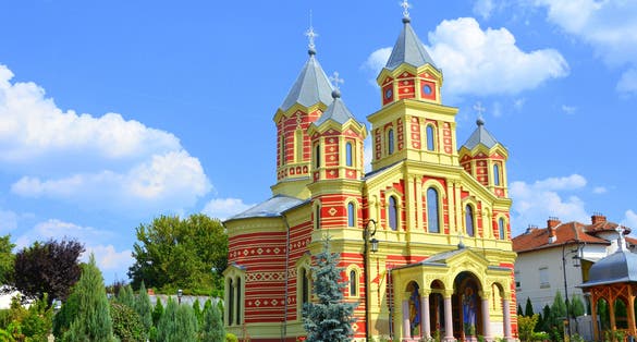 Photo of Typical urban landscape in the village Craiova, Romania's 6th largest city and capital of Dolj County.
