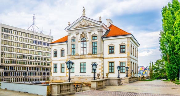 Frederic Chopin Museum at the Ostrogski Palace building in Warsaw, Poland