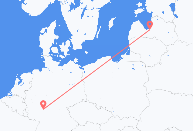Riga to Frankfurt