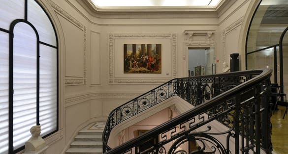 Nîmes (Gard) - Musée des Beaux-Arts - Escalier.