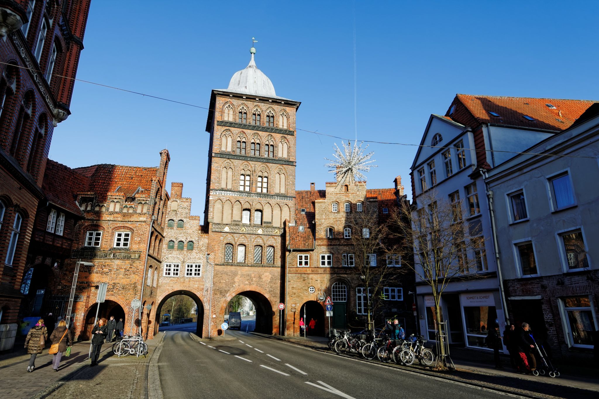 photo of view of Lübeck, Germany.