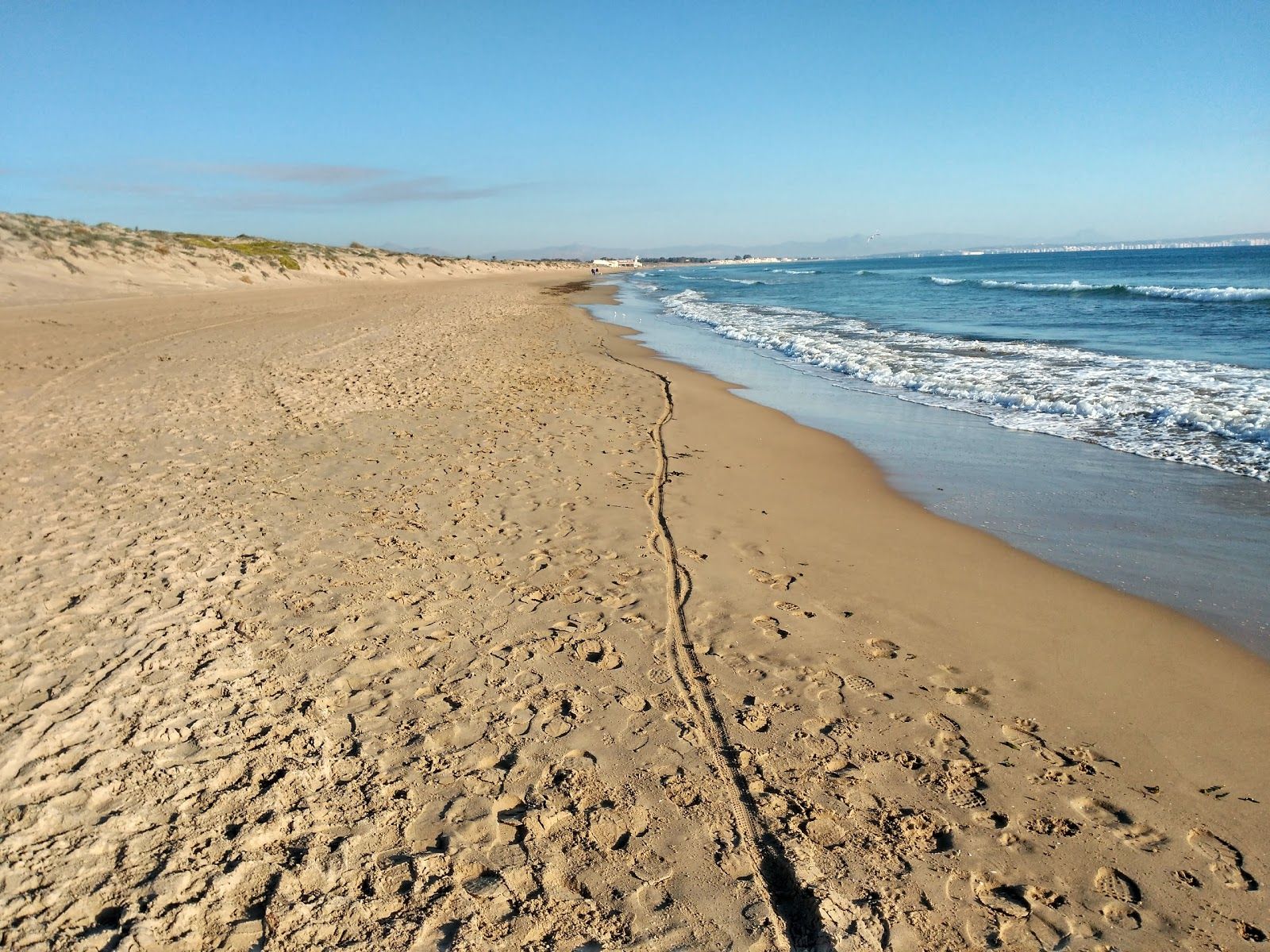 Playa El Rebollo, Elx / Elche, el Baix Vinalopó, Alacant / Alicante, Valencian Community, Spain