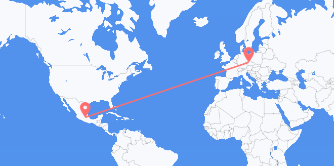 Mexico to the Czech Republic