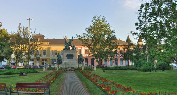 photo of view of Nyiregyhaza, Hungary.