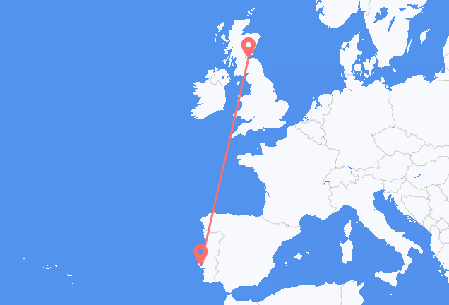 Edinburgh to Lisbon