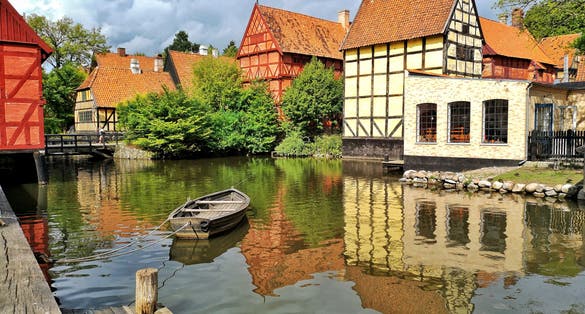 Photo of the open air museum in Aarhus, Denmark