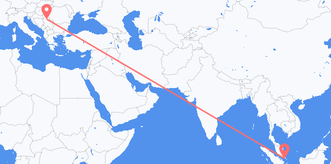 新加坡 目的地 塞尔维亚
