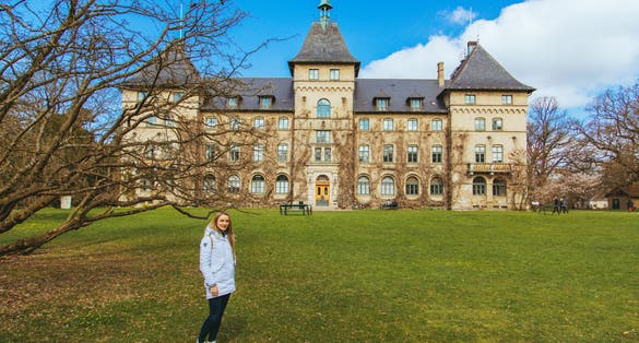 Farm near Malmo in Alnarp transformed into the university for students.