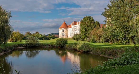 Banffy Castle is an architectural monument situated in Bontida, a village in the vicinity of Cluj-Napoca, Romania.