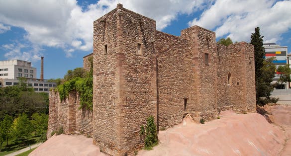 Photo of Castle Cartoixa de Vallparadis of Terrassa, Catalonia, Spain.