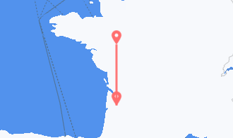 Train Tickets from Bordeaux to Angers – Extensive Selection & Low Fares