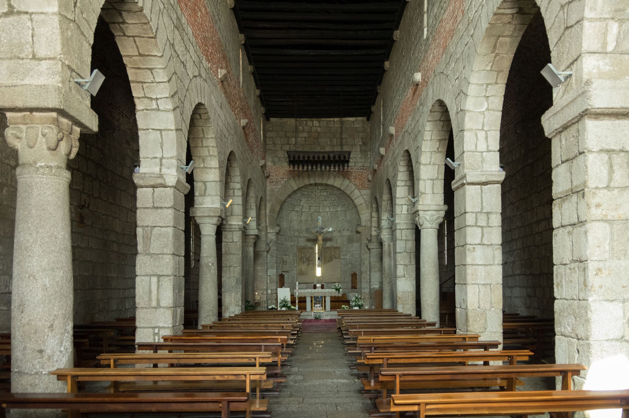 View of San Simplicio Basilica in Olbia, Sardinia
