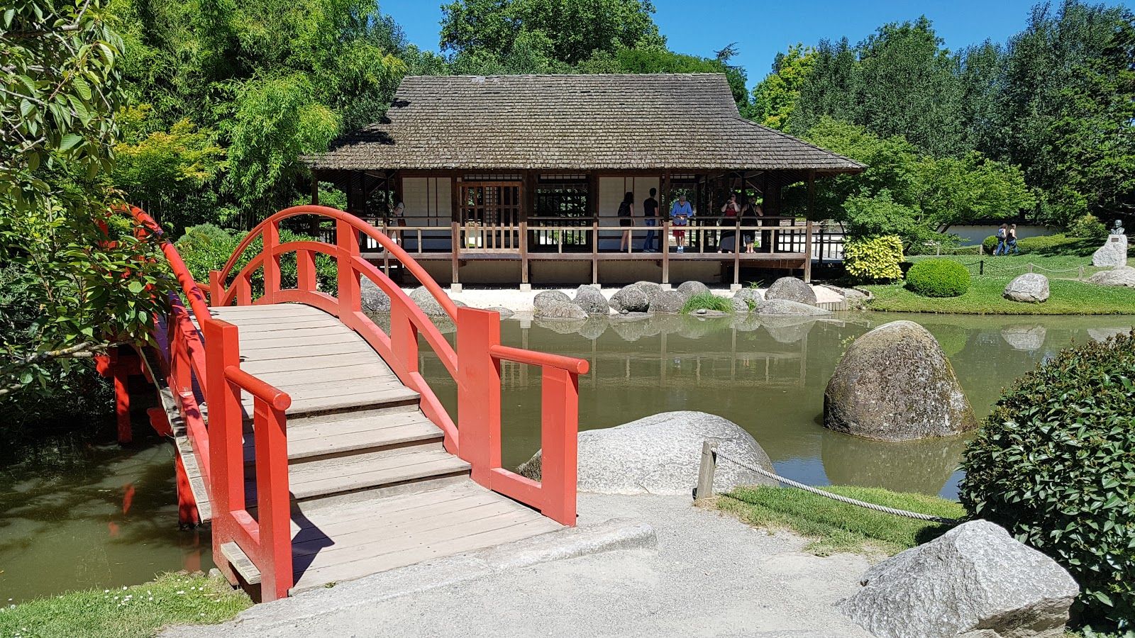 Jardin Japonais Pierre Baudis, Amidonniers - Caffarelli, Toulouse Centre, Toulouse, Haute-Garonne, Occitania, Metropolitan France, France