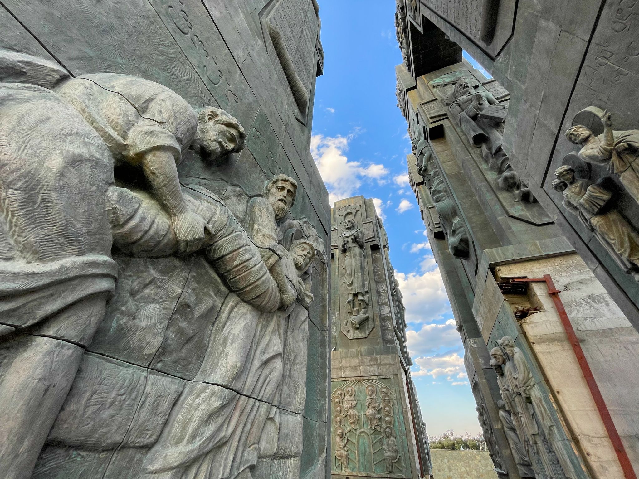 Impressive historical monument in Tbilisi, Georgia