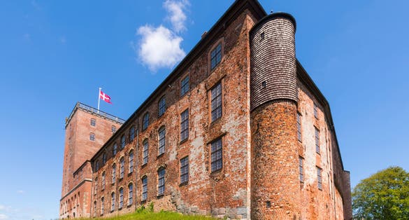 photo of view of Koldinghus, medieval castle and museum at Kolding, Denmark.
