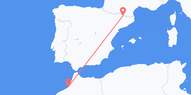 モロッコ アンドラ行き