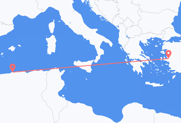 Algiers to Izmir
