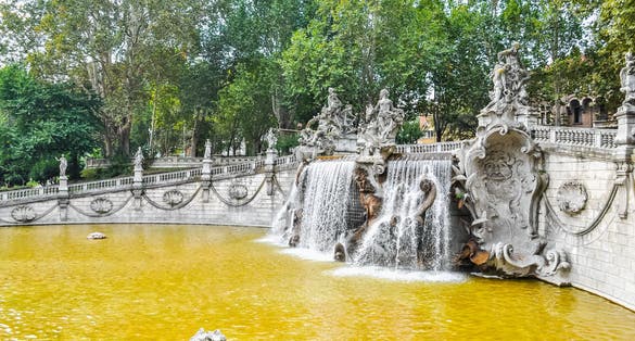 photo of High dynamic range (HDR) Fontana dei Mesi fountain in Parco del Valentino, Turin