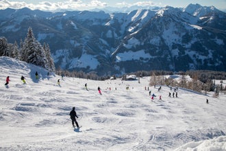 ski resort in winter, Kleinarl, Austria