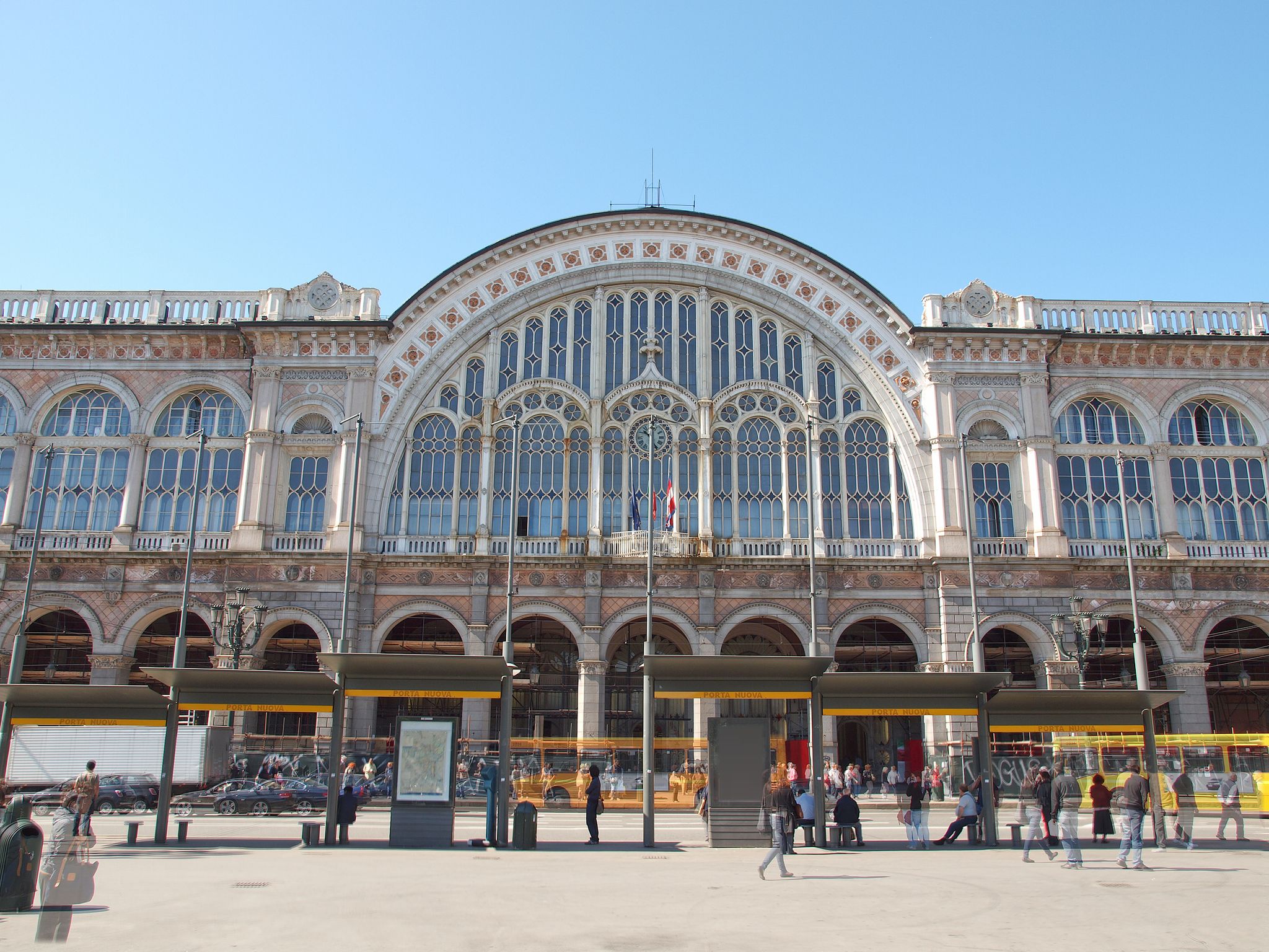 PHOTO OF Torino Porta Nuova railway station in Turin, Italy